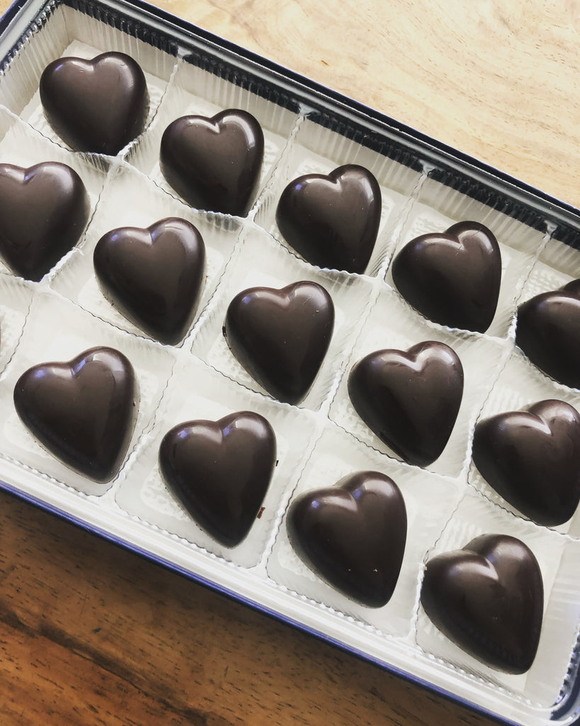 Olive Oil Chocolate Hearts